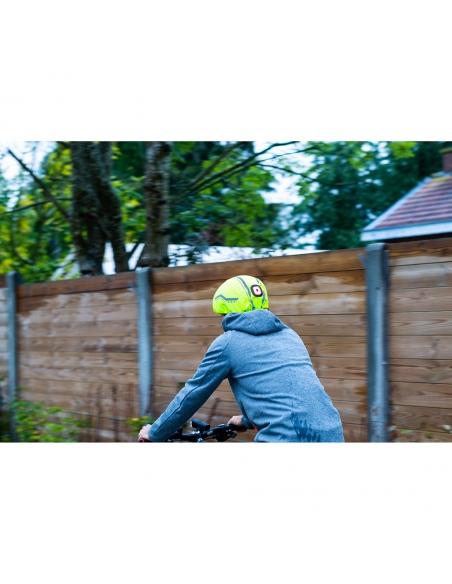 Housse de casque réfléchissante Corsa avec LED