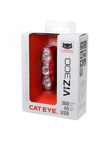 Cateye VIZ300 lumière arrière avec 3 LED
