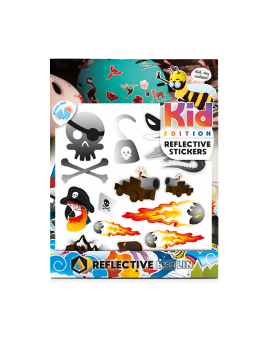 Autocollants réfléchissants enfant - Pirates