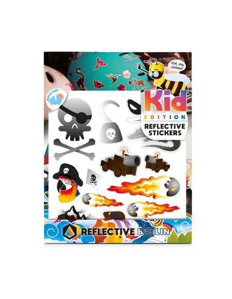 Autocollants réfléchissants enfant - Pirates