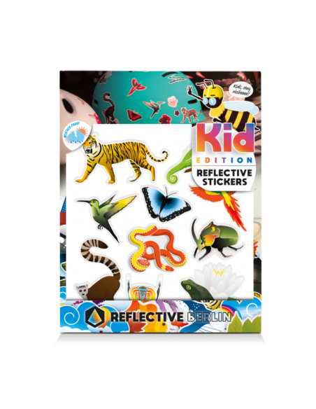 Autocollants réfléchissants enfant - Jungle