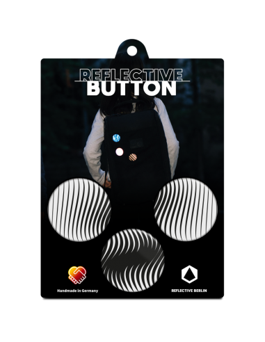 Reflective Button 3 pièces (White Dune)