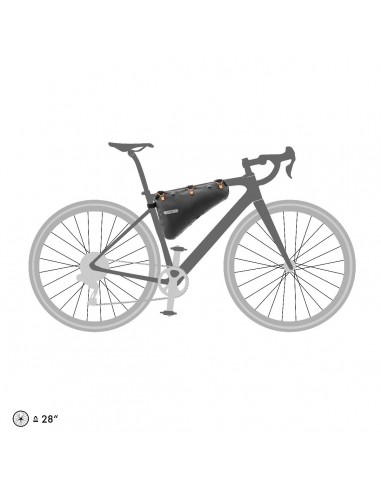 Rahmentasche Frame-Pack RC black matt 4 L