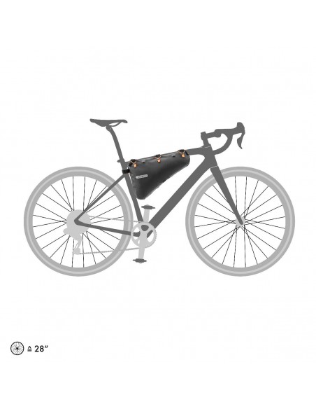 Rahmentasche Frame-Pack RC black matt 4 L