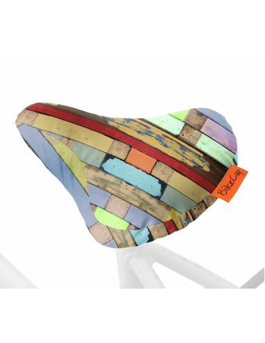 BikeCap Sattelüberzug *demolition wood*