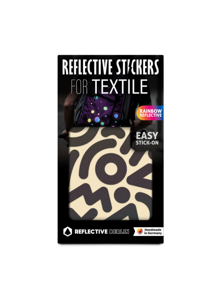 Autocollants réfléchissants pour le textile Doodle