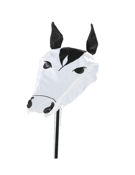Cheval de course de selle pour selles étroites blanc