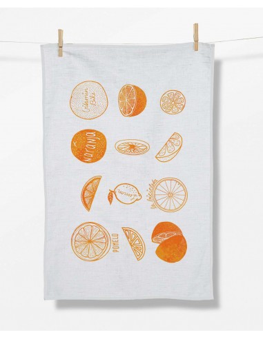 Torchon -  Tea Towel *Bike Citrus*