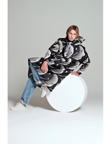 RAINKISS Regenponcho Half Moon Smiley