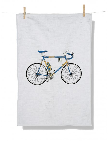 Geschirrtuch - Tea Towel *Bike Knut*