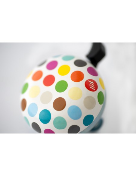 Liix mini Ding Dong sonnette *big dots* blanc