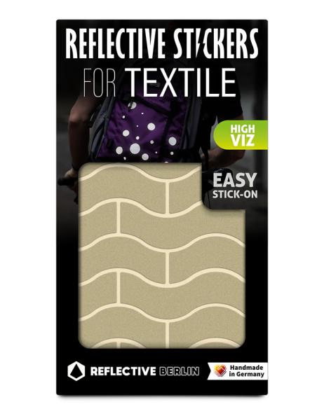 Autocollants réfléchissants pour le textile waves