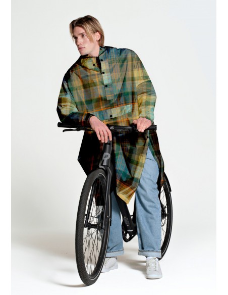 RAINKISS Poncho de pluie Tartan