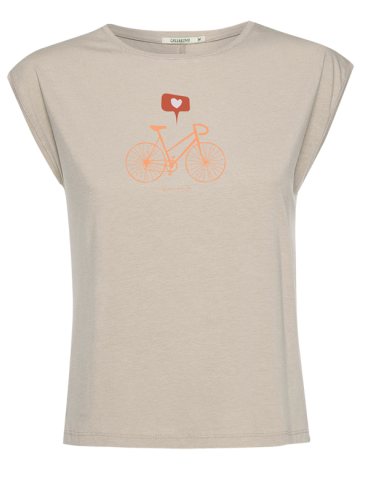 T-Shirt BIKE LOVE latte