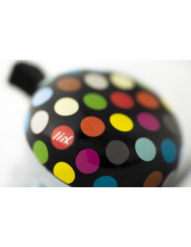 Liix Mini Ding Dong Glocke Polka Dots Mix black