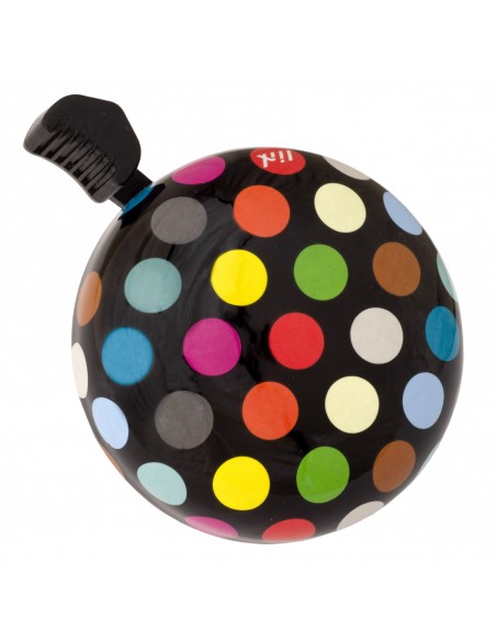 Liix Mini Ding Dong Glocke Polka Dots Mix black