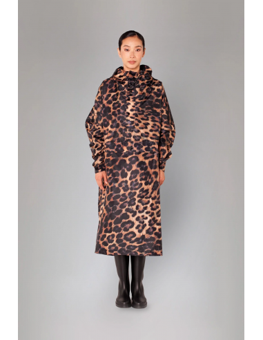 RAINKISS Poncho de pluie Dark Leopard