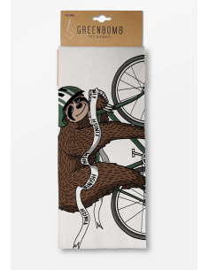 Torchon - Tea Towel ANIMAL SLOTH FINISH 2