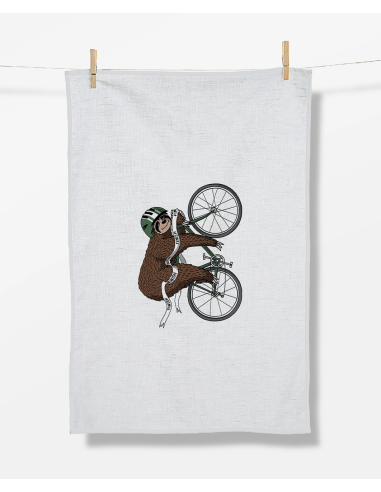 Torchon - Tea Towel ANIMAL SLOTH FINISH