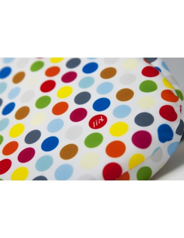 Liix Protège-selle *Polka Big Dots mix* blanc