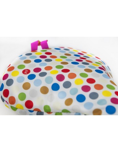 Liix Protège-selle *Polka Big Dots mix* blanc