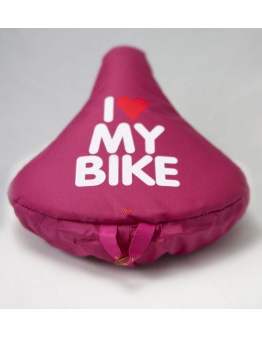 Liix Protège-selle *I love my Bike* pink