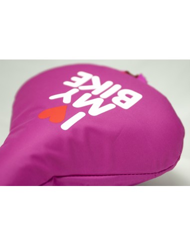 Liix Protège-selle *I love my Bike* pink