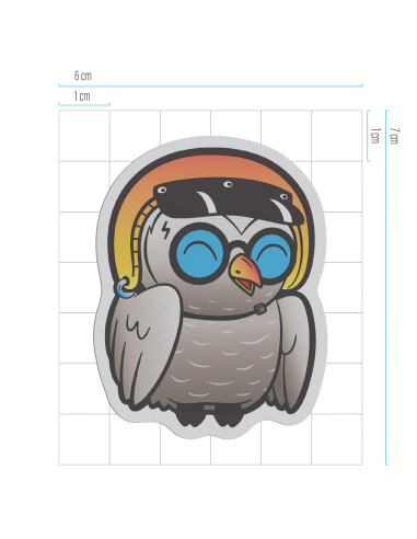 Reflektierender Friends Textilsticker OLLI