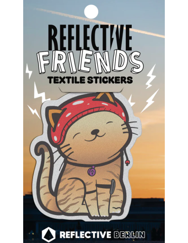 Reflektierender Friends Textilsticker MIEZ