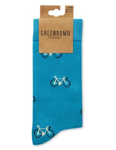 Chaussettes Bike Vintage blue mix