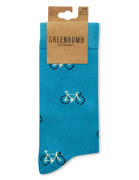 Chaussettes Bike Vintage blue mix