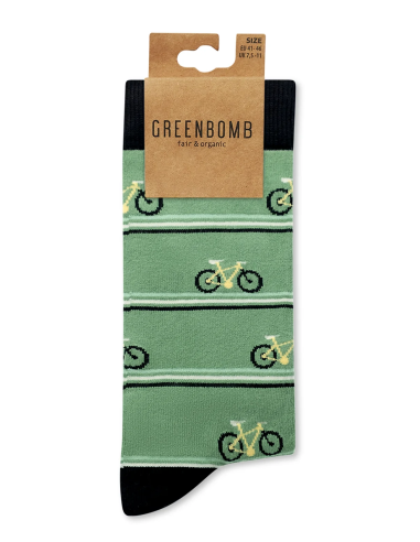 Bike Triple Stripes Socken pale green