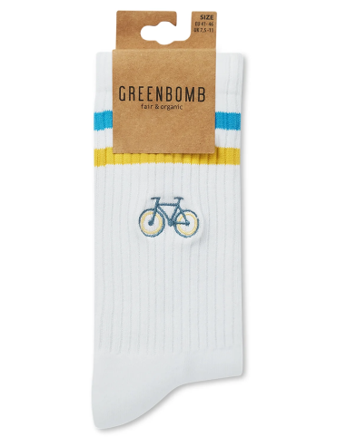 copy of Chaussettes de bike tennis loop blanc