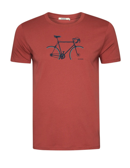 T'Shirt BIKE CROP sunset red