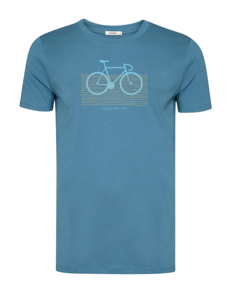 T'Shirt BIKE BARS tidal blue