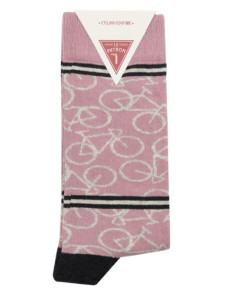 Le Patron Bicycle Socks dusty pink 2