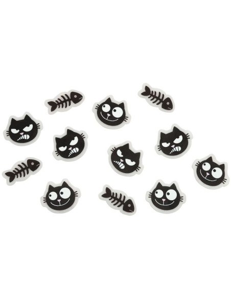 Ed, the Cat Fahrrad-Speichenclips Glow in the dark