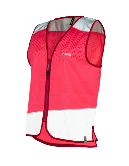Damen Leuchtweste YARA pink reflektierend