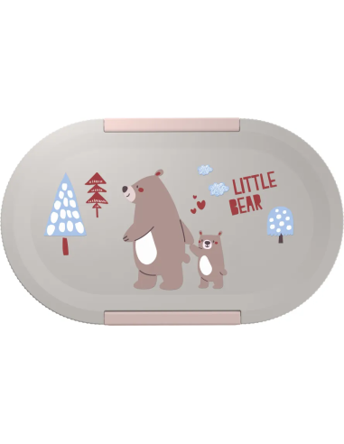 LUMO KIDS Lunchbox Bear Family 0.8 L