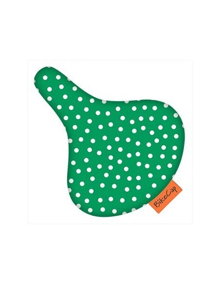 Bike Cap protège de selle GREEN DOTS